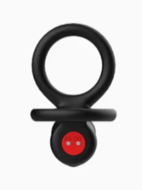 Censan Çift Penis Halkalı Titreşimli Prostat Masaj Aleti ve Dildo Vibratör - Geciktirici Etkili &amp;amp; Testis Uyarıcı Esnek Silikon Anal Plug