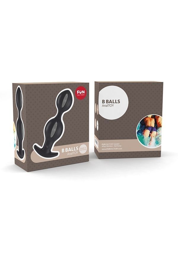 Censan Fun Factory B BALLS Siyah Anal Plug