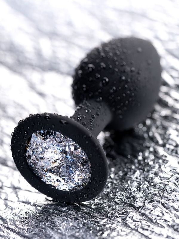 Censan POPO Norma Anal Plug silikon siyah 7,2 cm 25 gr