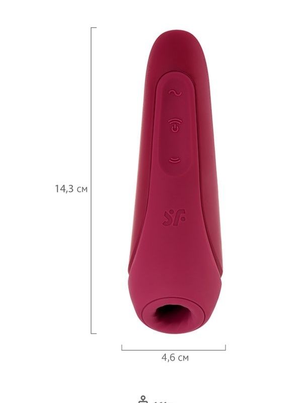 Censan Satisfyer Curvy 1 Telefon Kontrollü Klitoris Vibratörü